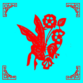 蝶恋花剪纸