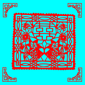双喜剪纸