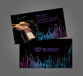 钢琴名片