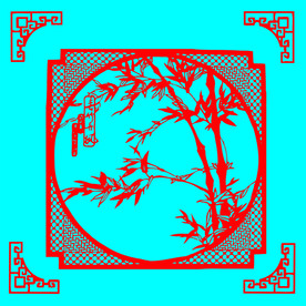 竹子剪纸