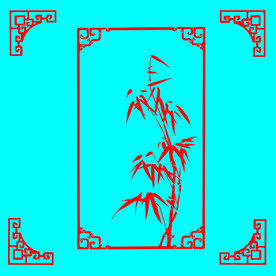 竹子剪纸