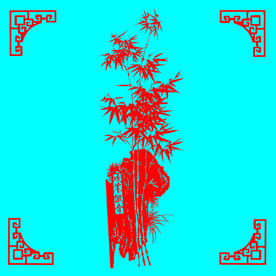 竹子剪纸
