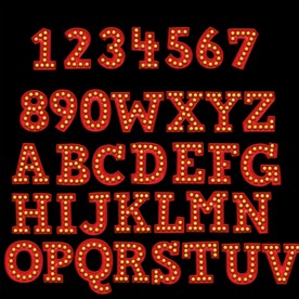 英文字装饰字体