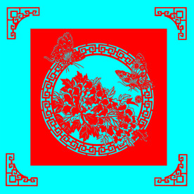 蝶恋花剪纸