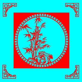 竹子剪纸