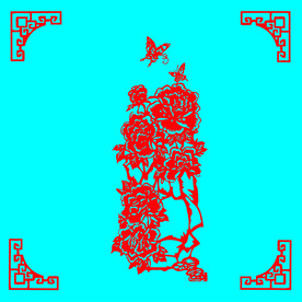 蝶恋花剪纸