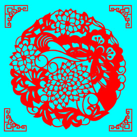 蝶恋花剪纸