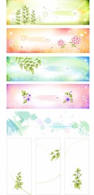 手绘花卉底纹