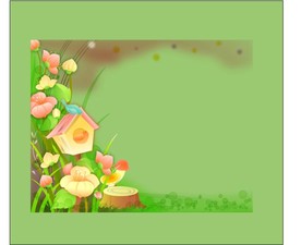 手绘花卉底纹