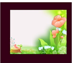 手绘花卉底纹