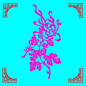 菊花剪纸