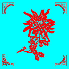 菊花剪纸