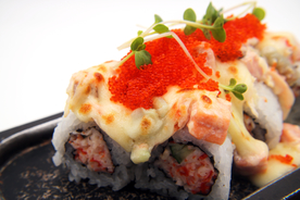 铁板芝士海鲜卷 寿司