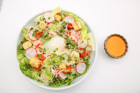 蟹肉温泉蛋 色拉