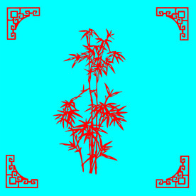 竹子剪纸