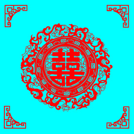双喜剪纸