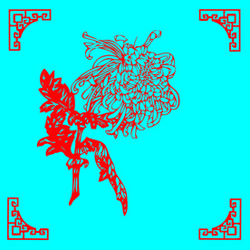 菊花剪纸
