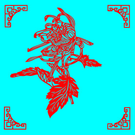 菊花剪纸