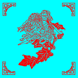 菊花剪纸