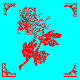 菊花剪纸