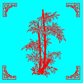 竹子剪纸