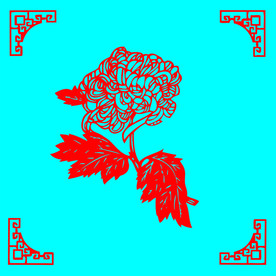 菊花剪纸