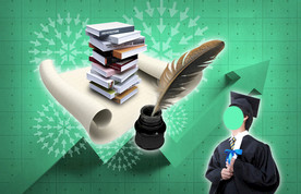 学生元素海报