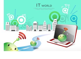 手绘卡通IT
