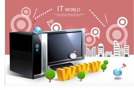 手绘卡通IT