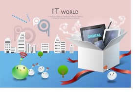 手绘卡通IT