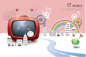 手绘卡通IT