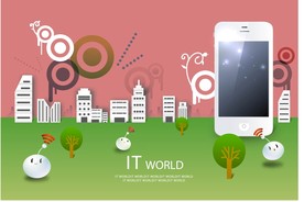 手绘卡通IT