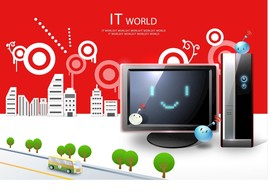 手绘卡通IT