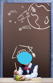 学生元素海报