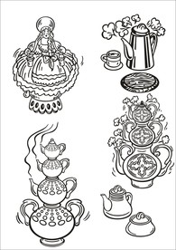 手绘餐具器皿