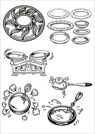 手绘餐具器皿