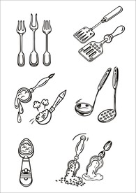 手绘餐具器皿