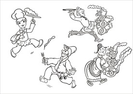 手绘卡通人物