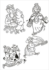 手绘卡通人物