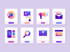 扁平化商务UI图片