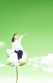 学生元素海报