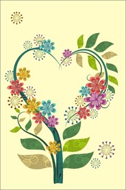 手绘花卉底纹