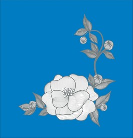手绘花卉素材