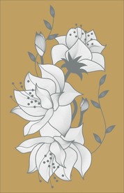 手绘花卉素材