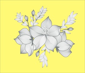 手绘花卉素材