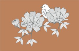 手绘花卉素材