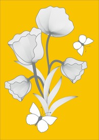 手绘花卉素材