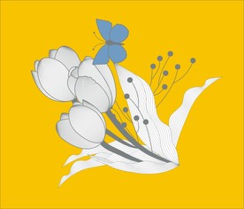 手绘花卉素材