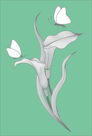 手绘花卉素材