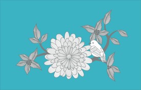 手绘花卉素材